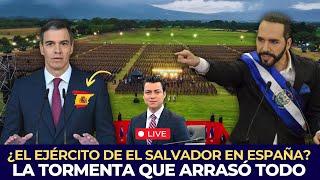 #ENVIVO BUKELE SORPRENDE A ESPAÑA Y ENVIA A SU EJÉRCITO / MARLENI FUNES Y EL CHINO FLORES ATACAN