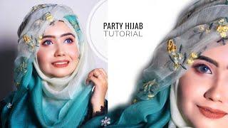 Most Requested Hijab Tutorial for wedding/ Parties || Sanji Da 