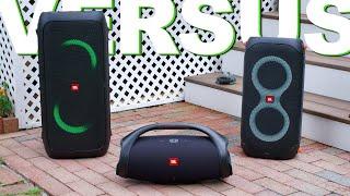 JBL Boombox 2 Vs JBL Partybox 310 Vs JBL Partybox 110