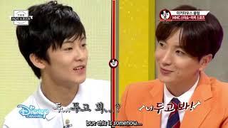 SM Rookies Mark has his English skills tested by Super Junior's Leeteuk! (Mickey Mouse Club)