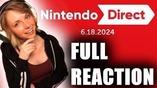 FULL NINTENDO DIRECT REACTION | 6.18.2024 | MissClick Gaming