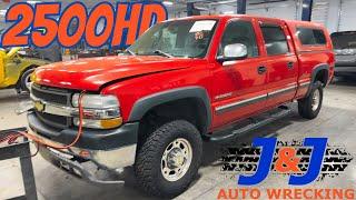 2001 Chevrolet Silverado 2500 HD Part Out: J & J Auto Wrecking Test Video Stock # R1CE315