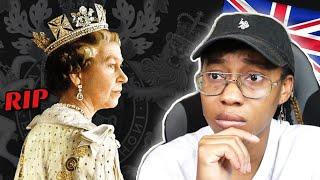 AMERICAN REACTS TO THE DEATH OF QUEEN ELIZABETH! WHAT HAPPENS TO ENGLAND NOW?