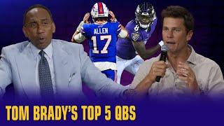 Tom Brady gives his top 5 NFL quarterbacks