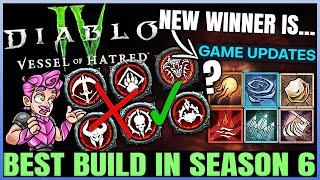 Diablo 4 - New Best MOST OP Season 6 Build For Every Class Before BIG Patch - Class Ranking Guide!