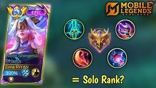 FINALLY NEW PHARSA BEST BUILD FOR SOLO RANK !!  || BUILD TOP GLOBAL 1 PHARSA - MLBB