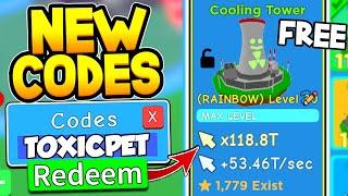 ALL 3 CLICKER SIMULATOR FREE RAINBOW POWER PLANT CODES! Roblox