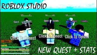 ║ROBLOX STUDIO║ New Quest & Stats (ALL TUTORIAL)