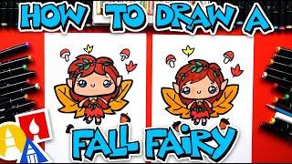 How To Draw A Cute Fall Fairy