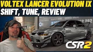 CSR2 Voltex lancer Evolution IX | Shift, Tune and Review