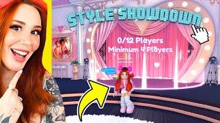 Playing STYLE SHOWDOWN in Dress To Impress on Roblox!! Roblox DTI