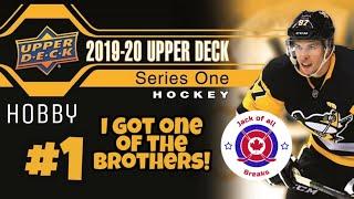 FIRST BOX FIRST HIT - 19-20 Upper Deck Series 1 Hobby Box opening #1