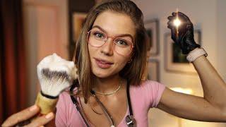 ASMR The Most Relaxing Haircut, Shaving, Face Exam, Face Massage RP, Personal Attention