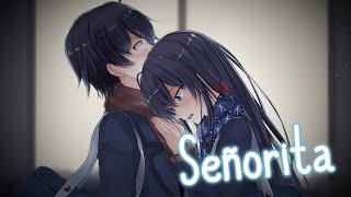 Nightcore - Señorita (Lyrics) | Shawn Mendes & Camila Cabello