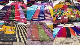 Chickpet Bangalore Wholesale Boutique Saree | Single Saree Courier Available