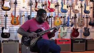 Duesenberg Guitars Starplayer TV DTV-BKS Black Sparkle by Make'n Music Chicago feat Kirk Fletcher