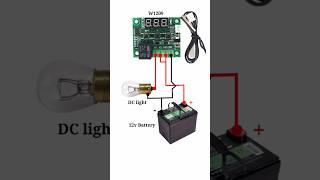 DC thermostat wiring for incubator w1209 temperature controller wiring #shorts