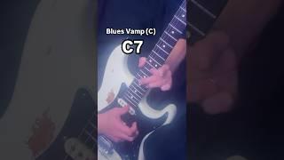 Easy Blues guitar licks (C) 