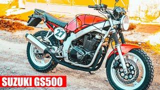 SUZUKI GS 500 service and build SCRAMBLER in 24 hours