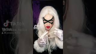 Jessica Felice 03 Black Cat #Cosplay #Shorts: Marvel Character Costume Makeup Dress Up Fit Super Fan