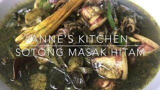 Black ink Squid Stir Fry | Sotong Masak Hitam - Senang dan Sedap