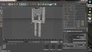 MineCraft Cinema 4D   Speed Rigging Skeleton