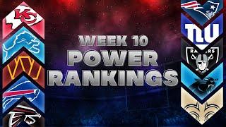 NFL Week 10 Power Rankings