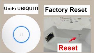 unifi ubiquiti factory reset simple method