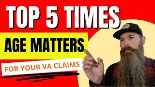 5 Times When Is Age A Factor #va #disability #compensation #benefits #veterans #rating #claim