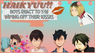 wiping off their kisses || Y/n pranks || haikyuu chatfic || verbatim