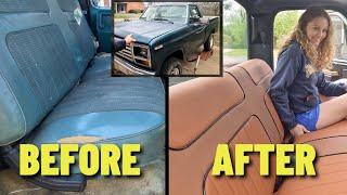 Reviving the Past: 1982 Ford F150 Interior Renovation Transformation!