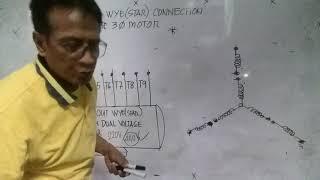 9-LEADS OUT WYE(STAR)CONNECTION DUAL VOLTAGE 3-PHASE MOTOR