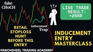 Inducement Trade Recap  | Smart Money Entry Live with Real Logic! | Panchsheel Trading Academy