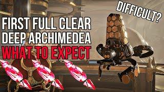 Full Deep Archimedea Run | First Impressions | Dante Unbound | Warframe 2024