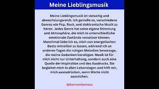 Meine Lieblingsmusik | Learn German With Dialogues | German Samosa  #deutsch #germanlevela1