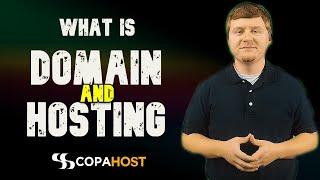 What is domain and web hosting?