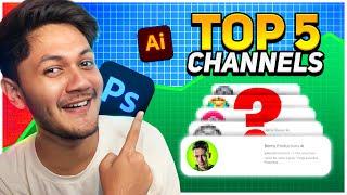 Top 5 YouTube Channels To Learn Graphic Design | Learn Graphic Design for FREE