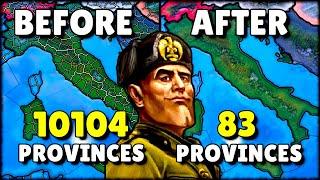 I Removed 99% Of PROVINCES From HOI4... It's An INSANE Experience