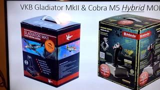 VKB GLADIATOR MK II & COBRA M5 JOYSTICK Hybrid BUILD Part 1