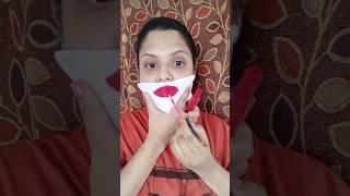 Tissue Paper Lipstick Hack ‍#hacks #lipstick #viral #trending #beauty #makeup #shorts #short