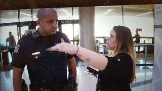 united airlines representative-AirServ lies to laxpd about tony vera its about US Constitution