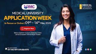 IMC Medical University Application Week!