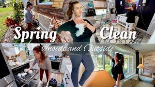 EPIC HOUSE CLEANING VIDEO! Inside and outside spring cleaning motivation clean with me