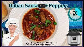 Quick 20 Minute Italian Sausage Peppers Dinner