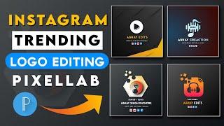 Instagram trending logo editing pixellab |music player logo editing new trending |logo editing Hindi