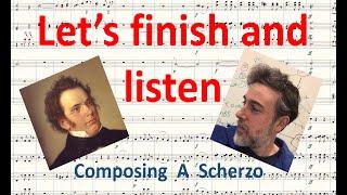 How To Compose A Scherzo: Let's finish and listen (Tutorial Symphony 2, M3, Vid 4)