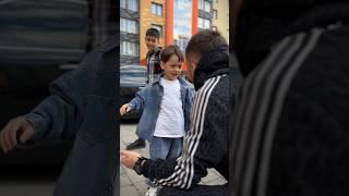 Приехал к самому маленькому подписчику порадовать его️
