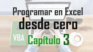 Curso programación en Excel: Subrutinas y funciones - Capítulo 3