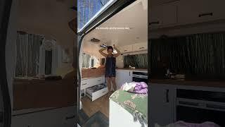 How I shower in my van #vanlife #travel #nomad #vantour #vanlifeshower