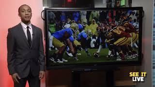 USC vs  UCLA Football Liveshot